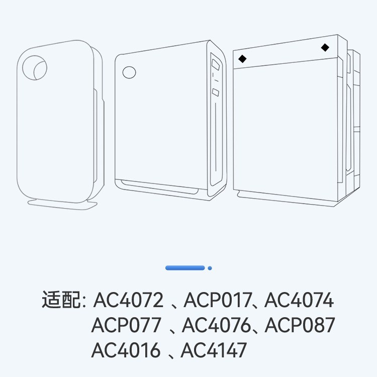 徽曦适配FY3107空气净化器AC4076/18/4074/4072/4016滤网4147滤芯