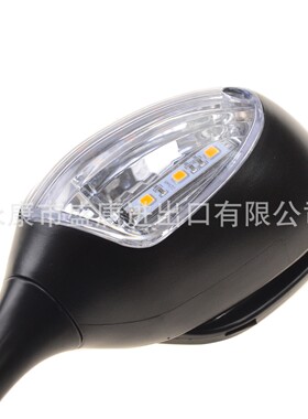 侧视镜后视镜带 LED 转向灯黑色 1 对替换 GSXR1000 2005-200