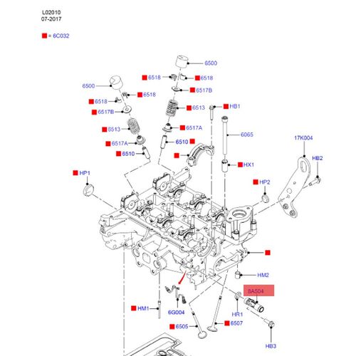 CM5Z-8548-C适用福特翼博嘉年华福克斯1.0T 暖风水管接头 2023617