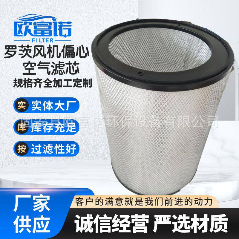 罗茨风机偏心空气滤芯176206000自洁式滤清器鼓风机过滤器进气