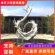 创意浪花水景雕塑户外抽象镜面水景景观雕塑室外不锈钢雕塑