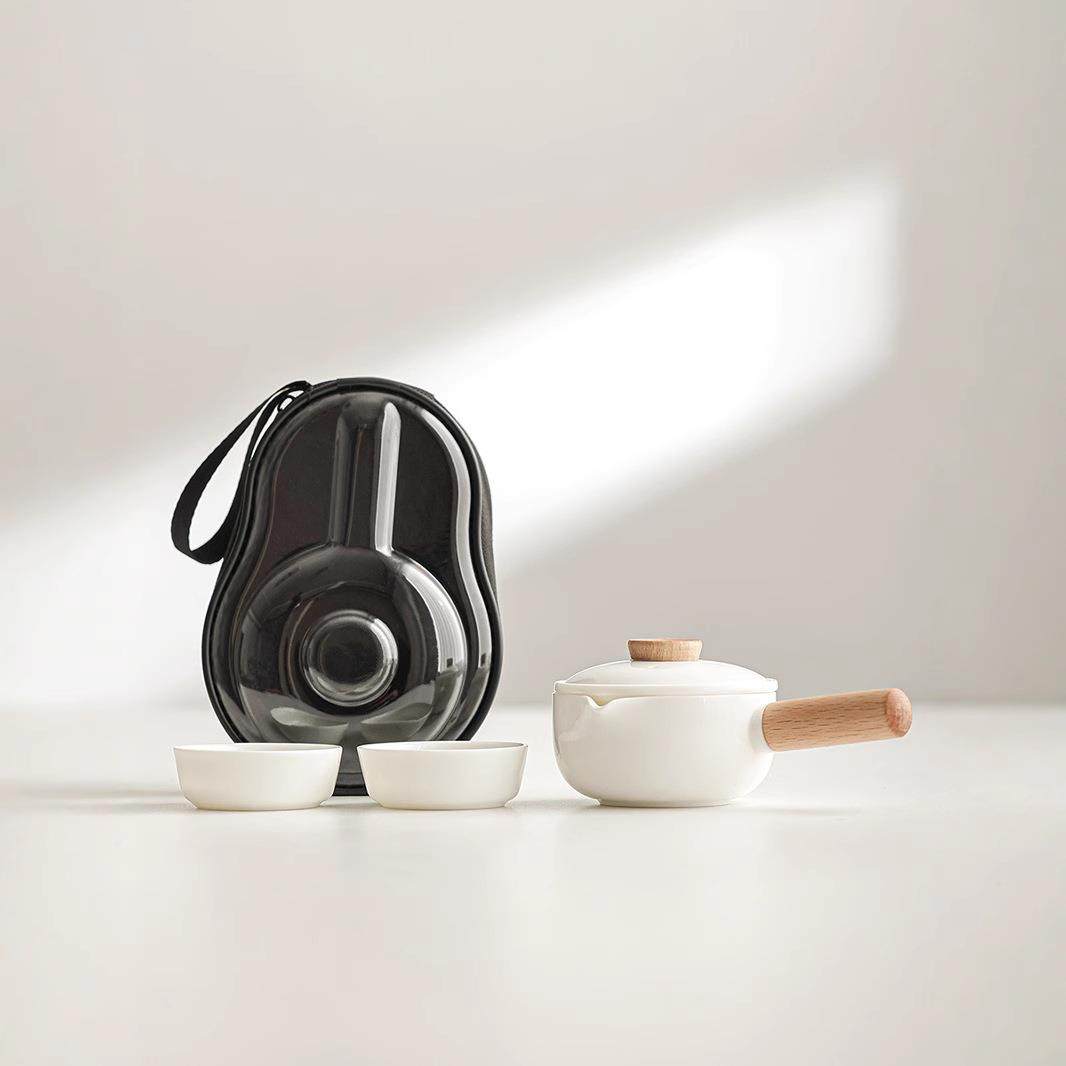 羊脂玉旅行茶具个人专用套装一壶二杯便携式防烫户外露营喝茶装备,纺织面料/辅料/配套,纺织机械配件,淘宝优惠券,粉丝福利购,淘宝优惠卷