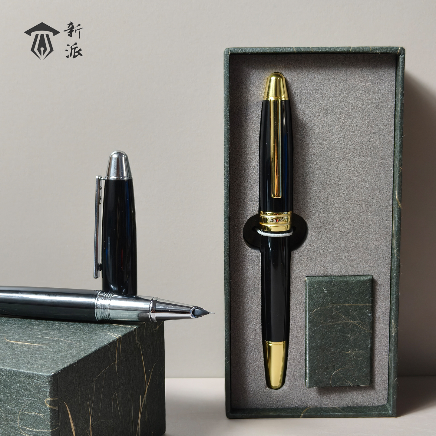 新派练字加粗笔杆重手感钢笔男生