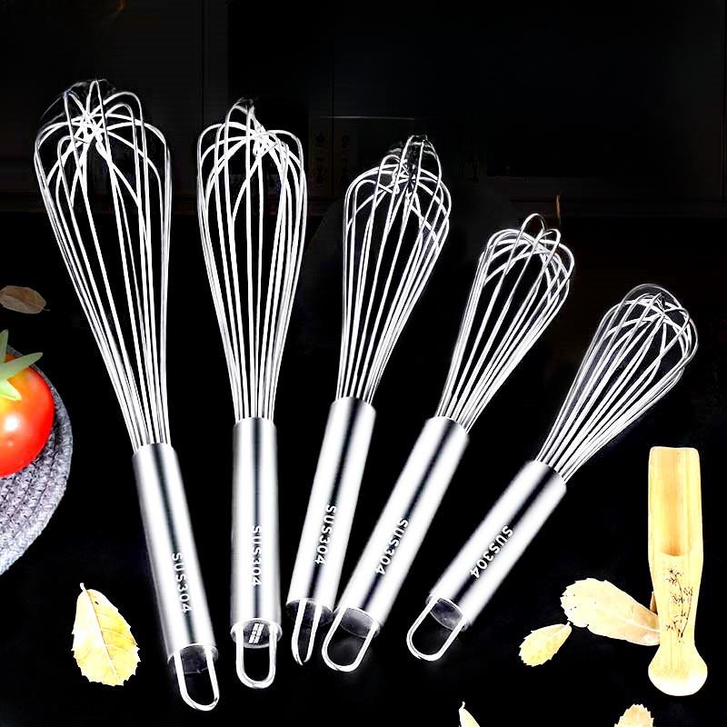 特粗304不锈钢打蛋器 家用手动蛋糕奶油搅拌器面粉搅拌器搅肉器