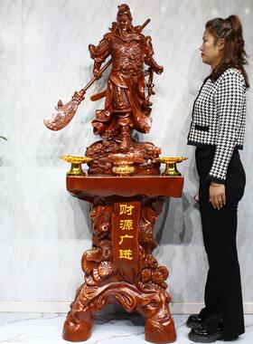 招财关公摆件落地武财神关二爷神像客厅供奉公司宾馆饭店开业礼品