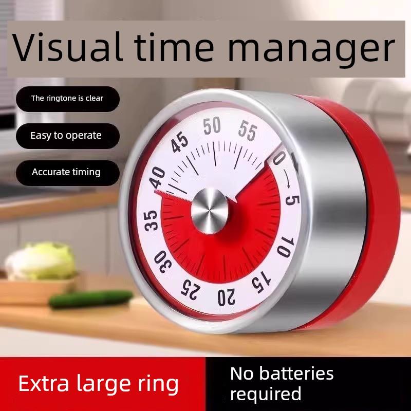 视觉定时器厨房机械计时学习儿童厨房提醒磁性烹饪秒表闹钟