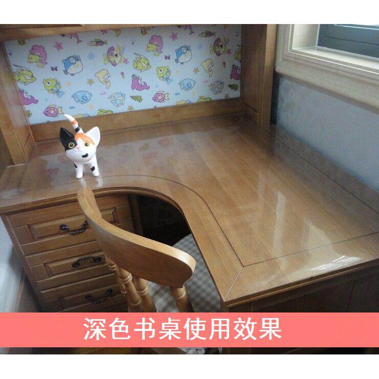 pvc定制 转角书桌垫 L形状书桌垫 办公桌垫 异形书桌垫 电脑桌垫