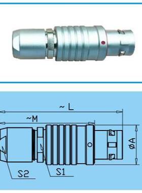 绿添供应连接器国产直式插头TEG.1B.306.CLLD52Z保护等级IP67
