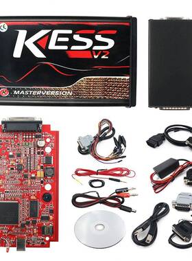 工厂直销KESSV2红色欧版V2.8V5.017不限点数无限制ECU编程仪
