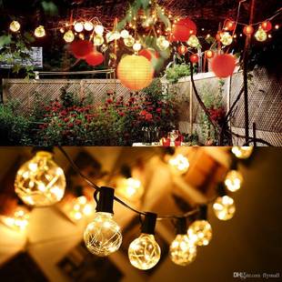 户外LED庭院装 铜线灯串30灯欧规英规 饰G40