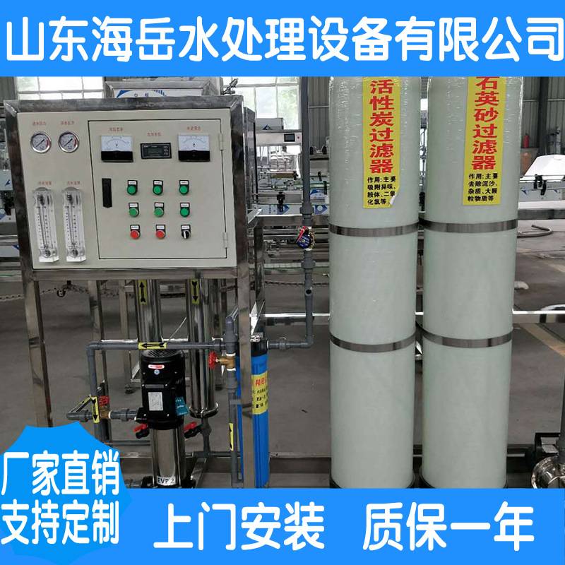 0.5T单级反渗透水处理设备工业净水机厂家供应水处理一体化设备