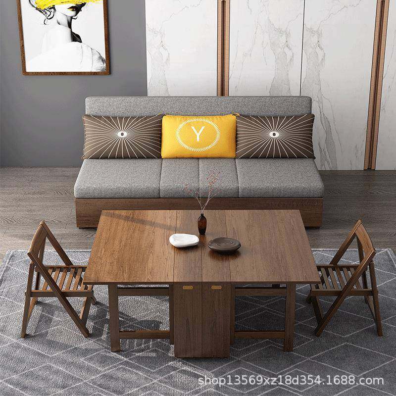 中式实木沙发床单人双人可折叠多功能储物箱坐卧两用推拉沙发床,清洗/食品/商业设备,风口/风叶/风机配件,淘宝优惠券,粉丝福利购,淘宝优惠卷