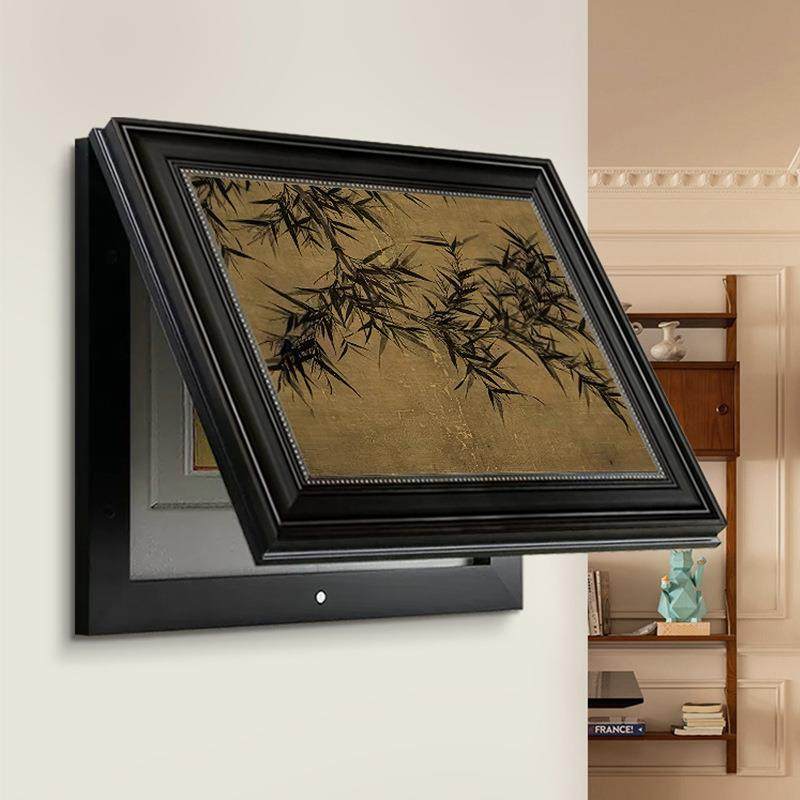 《墨竹》中古风餐厅客厅电表箱装饰画新中式总开关配电箱遮挡挂画,自行车/骑行装备/零配件,更多零件/配件,淘宝优惠券,粉丝福利购,淘宝优惠卷
