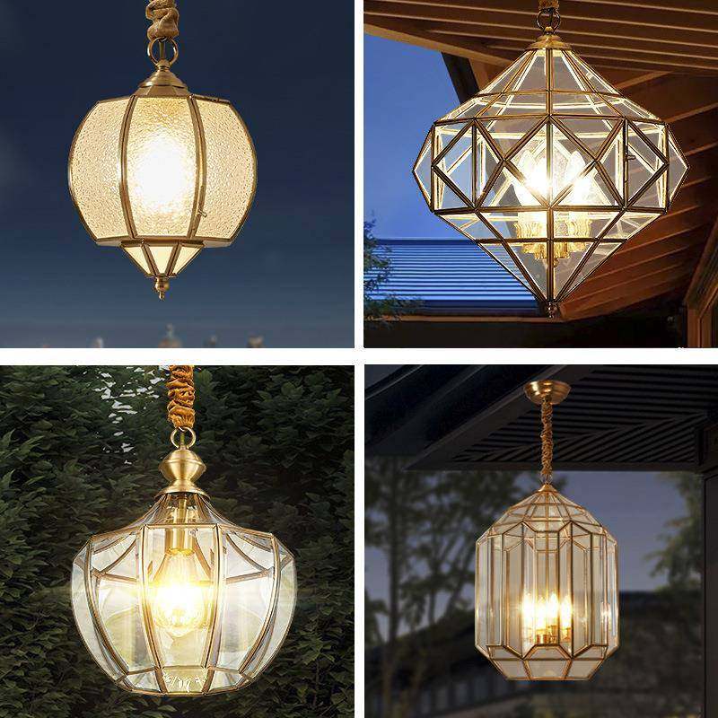 全铜户外阳光房吊灯室外亭子庭院灯屋檐防水花园过道别墅大门挂灯,金属材料及制品,金属加工件/五金加工件,淘宝优惠券,粉丝福利购,淘宝优惠卷
