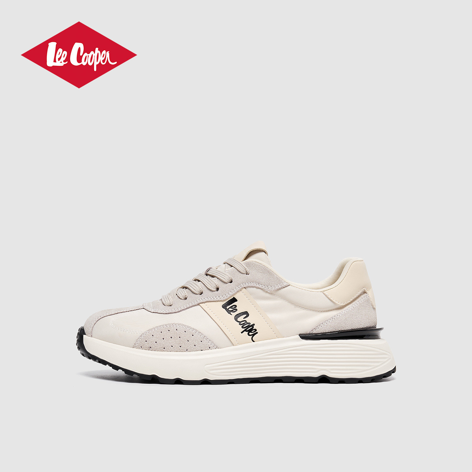 Lee Cooper老爹鞋男款2025新款秋冬软底轻便运动鞋时尚拼色阿甘鞋