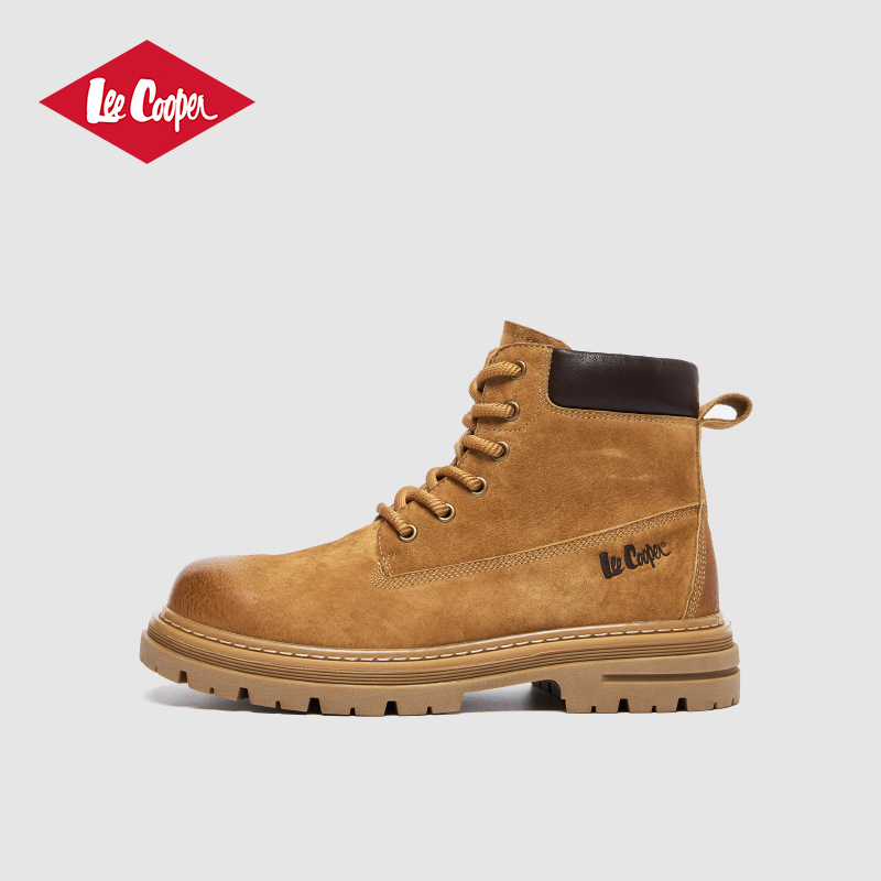 Lee Cooper复古马丁靴男款2025新款秋冬户外时尚靴子休闲增高男靴