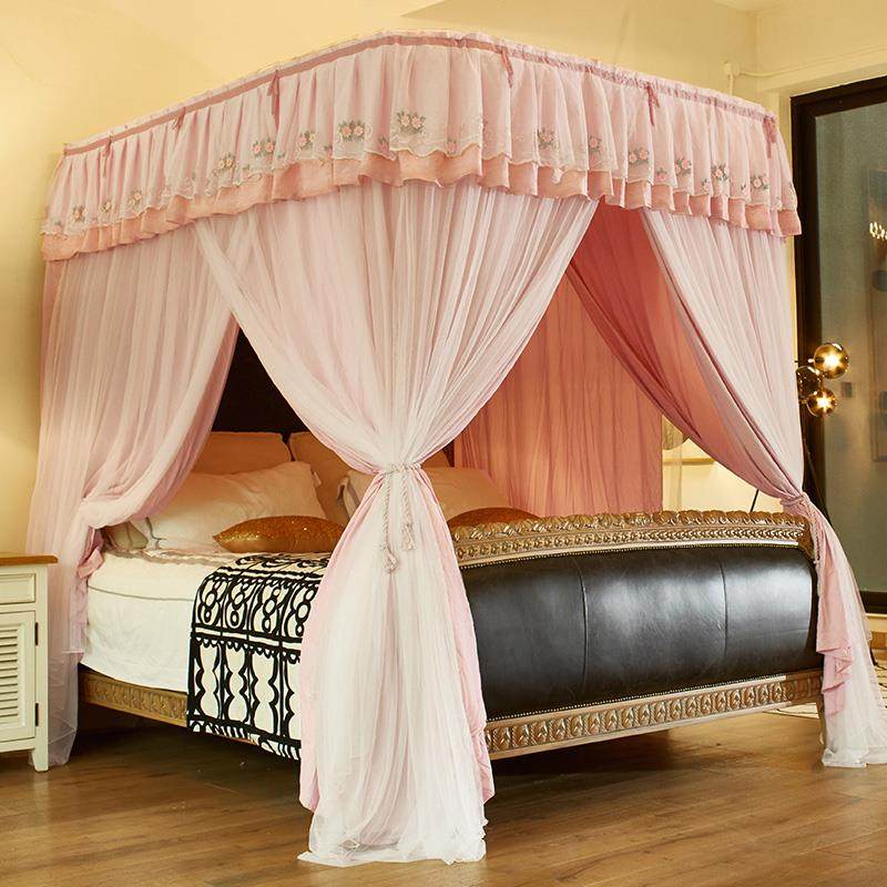 XEI3公主风U型导轨蚊帐遮光布床帘防尘顶1.8m床家用1.5米卧室双层,特色手工艺,其他特色工艺品,淘宝优惠券,粉丝福利购,淘宝优惠卷