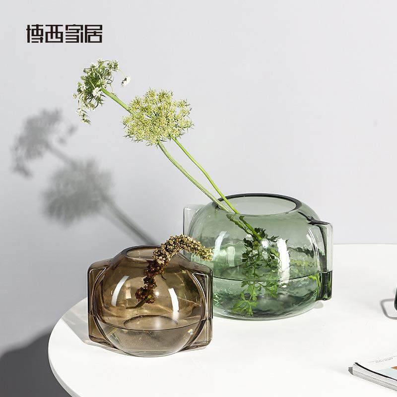 博西创意透明玻璃小花瓶花器家居桌面装饰品客厅水培插花盆摆件,清洗/食品/商业设备,风口/风叶/风机配件,淘宝优惠券,粉丝福利购,淘宝优惠卷