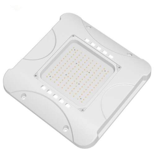 240W油站灯LED吸顶加油站照明灯压铸吊装灯方形薄款100-277V