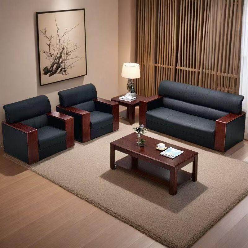 简约办公沙发茶几组合商务接待会客沙发真皮中式三人位办公室沙,自行车/骑行装备/零配件,更多零件/配件,淘宝优惠券,粉丝福利购,淘宝优惠卷