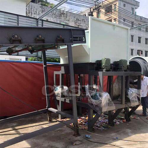 供应PP垃圾破碎清洗设备柯达机械一次性吊垃圾处理机