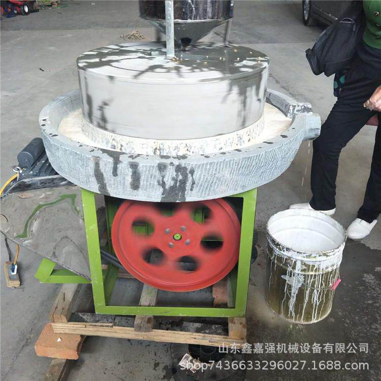 玉米磨面用电动石磨机商用电动石磨机磨坊用全自动石磨机