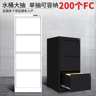 钢制办公铁皮柜文件柜挂快捞档案柜挂劳柜卡箱资料柜带锁抽屉柜子