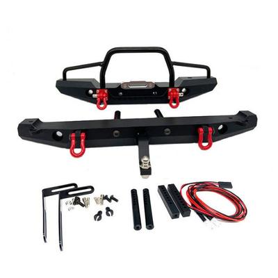 1/10攀爬车TRX-4AxialSCX10ii90046金属前防撞保险杠前杠