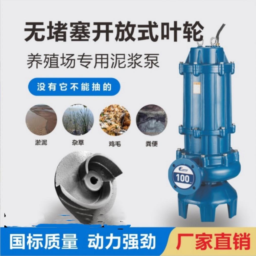ZJQ潜水渣浆泵 船用高铬合金吸沙抽沙泵 河底清淤搅拌式泥浆泵