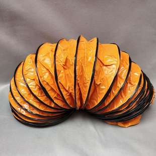 厂家供应工业PVC帆布伸缩通风管 350mm 400mm 450mm 塑料尼龙帆布