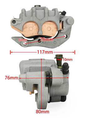 适用Honda CR125R CRF150F 230F 450R/ XR250R烧结前刹车下泵卡钳