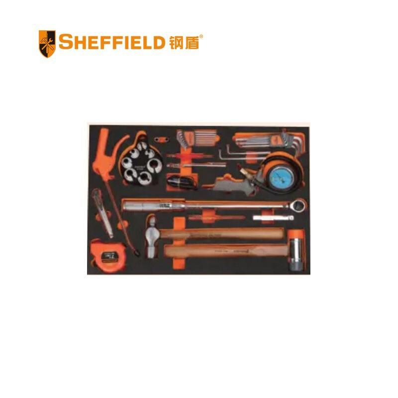 钢盾S025052 37件保养工具托组套机修汽车工具套装耐磨机油