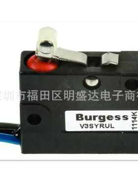 思博 V3SYR-UL 微动开关V3SYRUL带轮带线5A250VAC防水IP67 叉车用