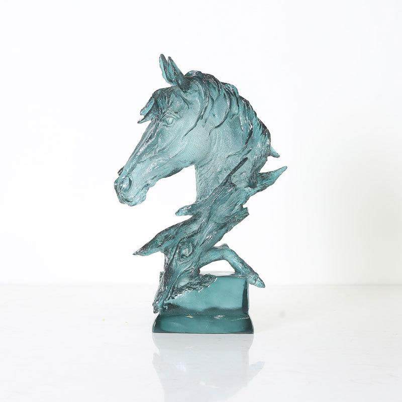 新中式创意马头工艺品摆件禅意书房桌面摆设办公桌招财软装饰品,玩具/童车/益智/积木/模型,毛绒/玩偶/公仔/布艺类玩具,淘宝优惠券,粉丝福利购,淘宝优惠卷