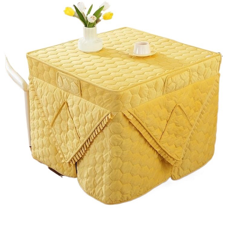 新款烤火桌罩套电炉罩正方形家用C烤火罩电暖炉罩取暖桌套罩烤火