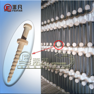 电炉陶瓷钉耐火钉高温炉钉保x温炉用配件挂电炉丝陶钉高铝刚玉挂