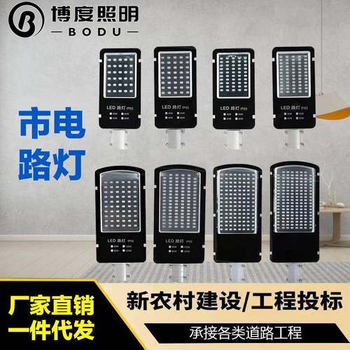 路灯头220VLED金豆超亮新农村户外乡村道路市电路灯照明