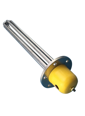 不锈钢115MM法兰导热油电热管锅炉水箱加热管棒3W80V大功率