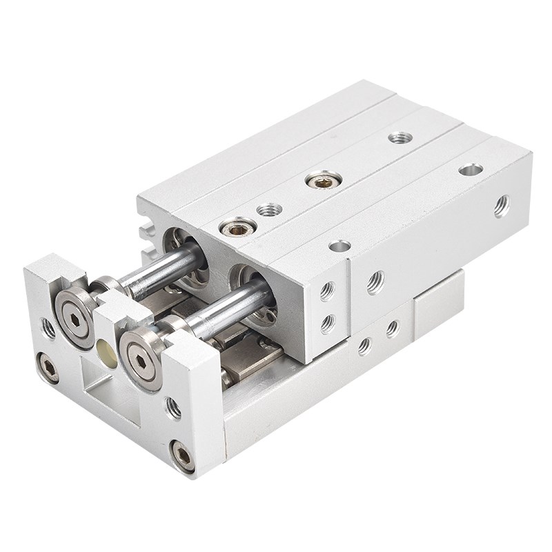 亚德客型导轨滑e台气缸HLQ6X10X20X30X40X5075S AS A BS B滚珠滑