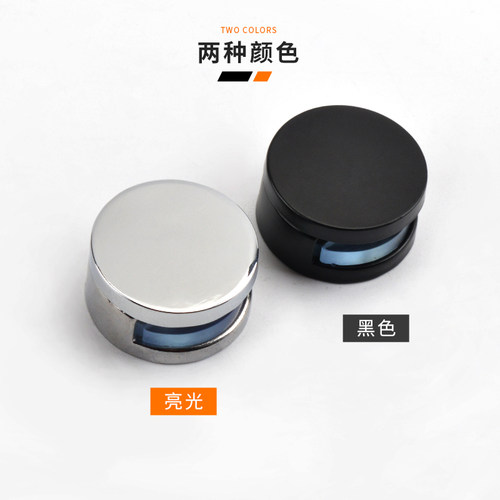 玻璃镜托层板托隔板钉支架浴室镜夹托架固定托五金配件