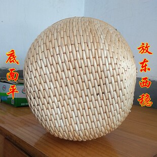 柳编提篮藤编收纳筐菜篮水果篮笆斗芫子零食篮编织篮鸡蛋篮子白色