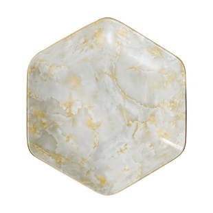 骨瓷家用多个装拼盘创意轻奢六边深盘菜盘聚会家宴圆桌餐具组合