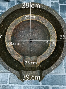 仿陶罐流水口水幕墙流水罐庭院鱼池水景K田园几何玻璃钢喷泉摆件