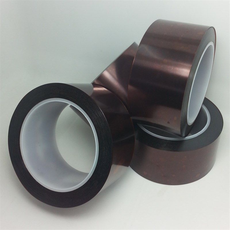 聚酰亚胺薄膜茶色高温薄膜金手指绝缘膜不带胶PI耐高温膜0.175mm
