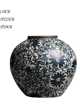 酒店茶室茶柜书橱博古架中式摆件茶壶铁壶茶叶罐茶具花瓶装饰艺术