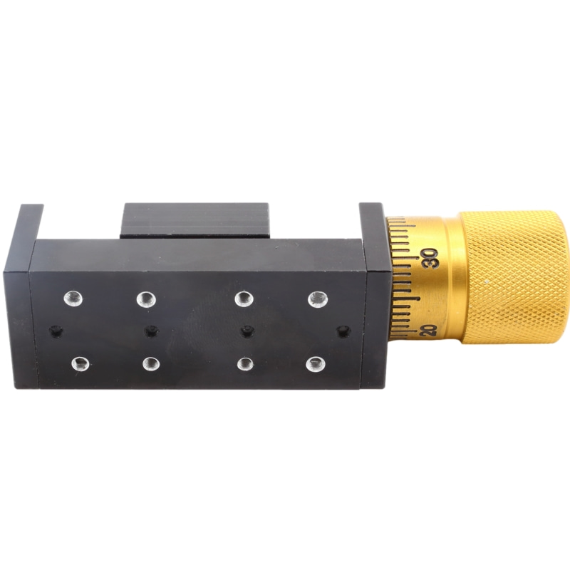 手动微型直线滑台模组小型刻度y手轮线轨梯形丝杠28自锁行程导轨