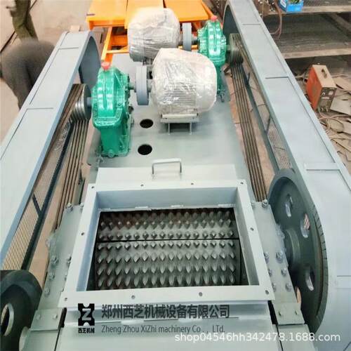 石油焦齿辊粉碎机大型双齿辊破碎机煤矸石粉碎机双齿辊式破碎机