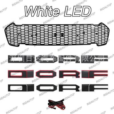 猛禽风格改装中网适用福特FORDRANGERT72015-2018水箱罩格栅