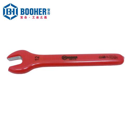 Booher宝合工具浸塑型绝缘开口扳手BH0221406~326-32mm可选