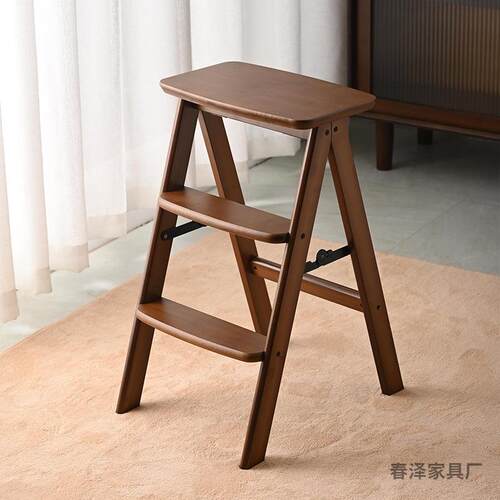 折叠梯凳加厚三步登高厨房多功能家用室内凳子两用便携梯子板凳